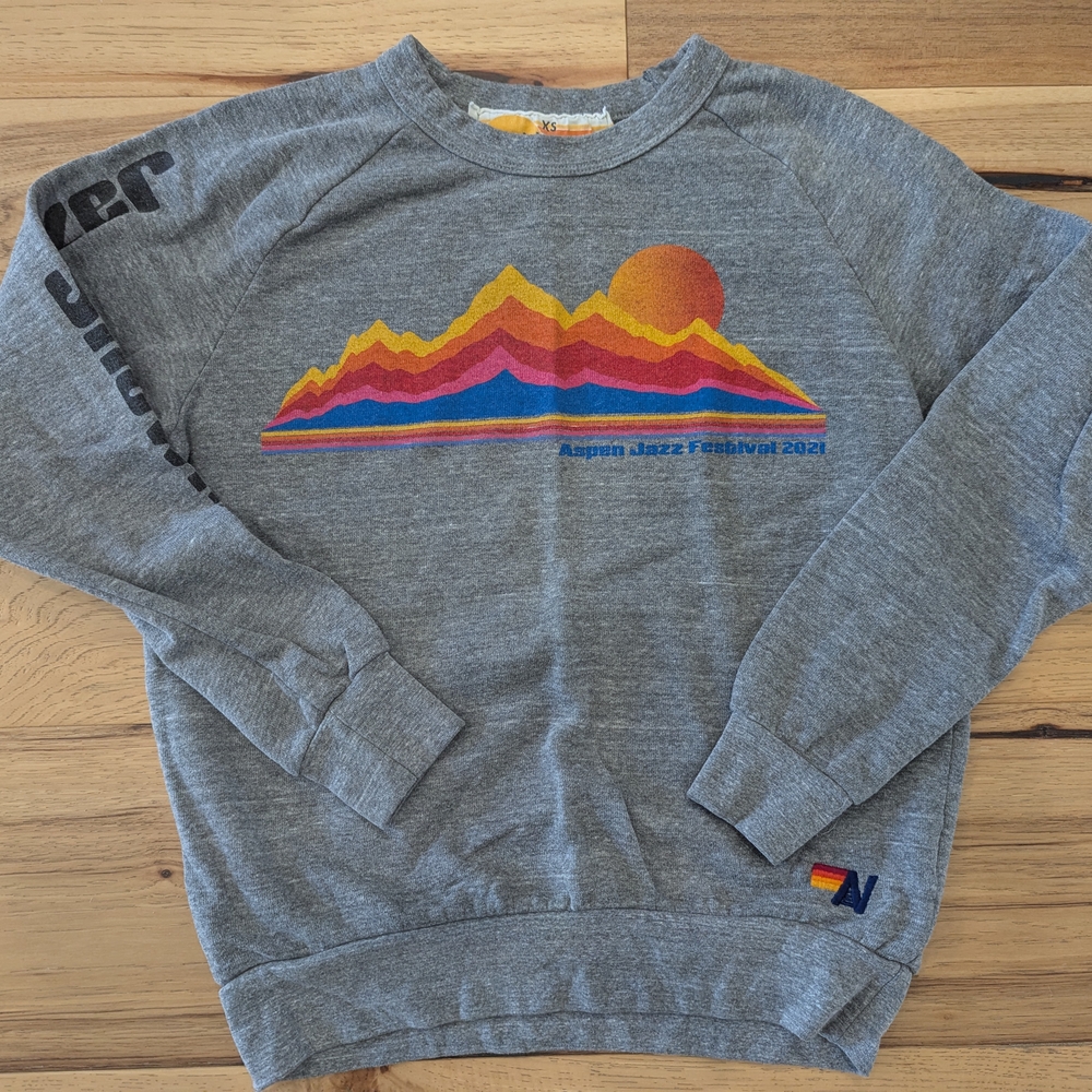Aviator Nation Crew Neck Aspen Jazz Festival xs